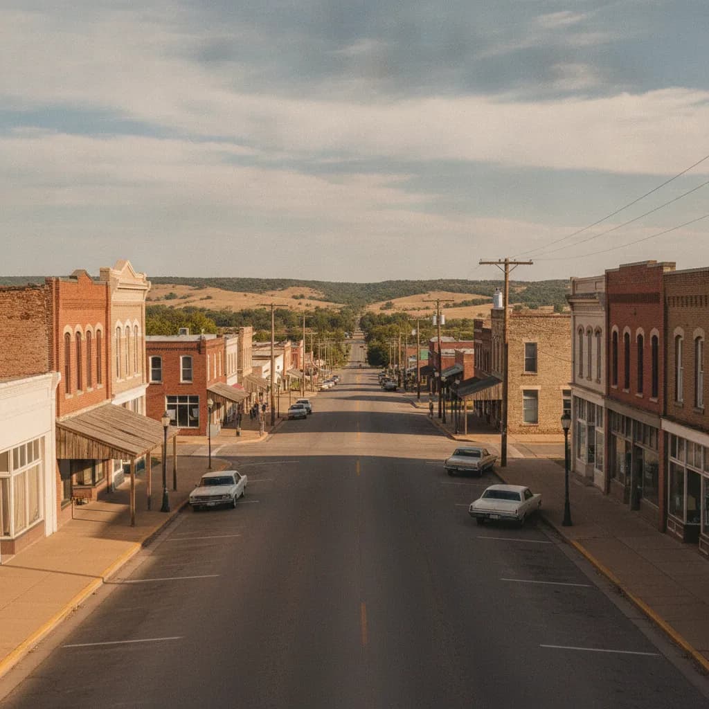 View of Holdenville, OK