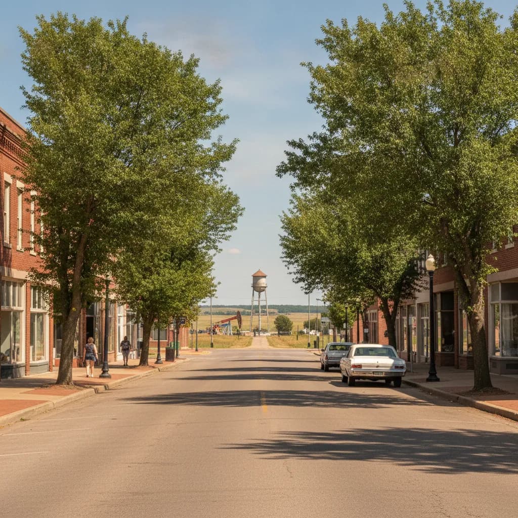 View of Kingfisher, OK