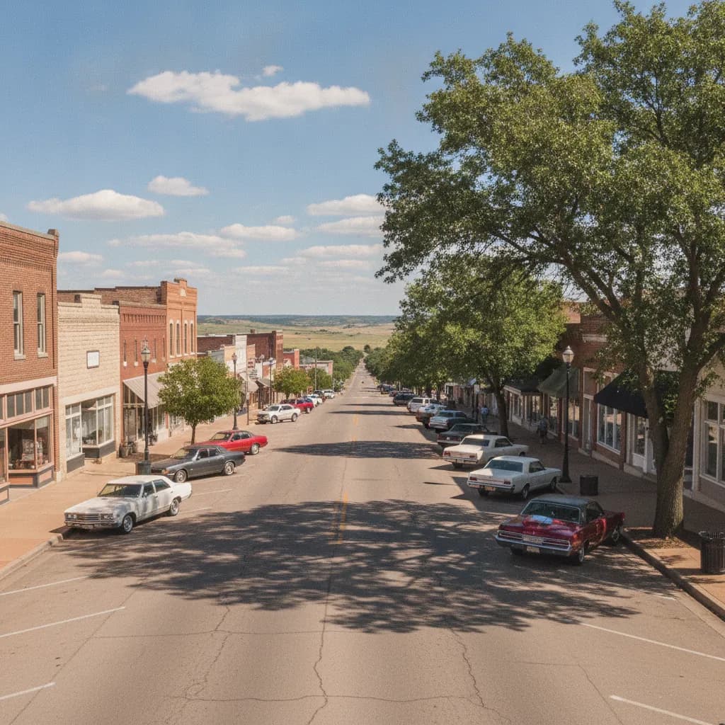 View of Marlow, OK