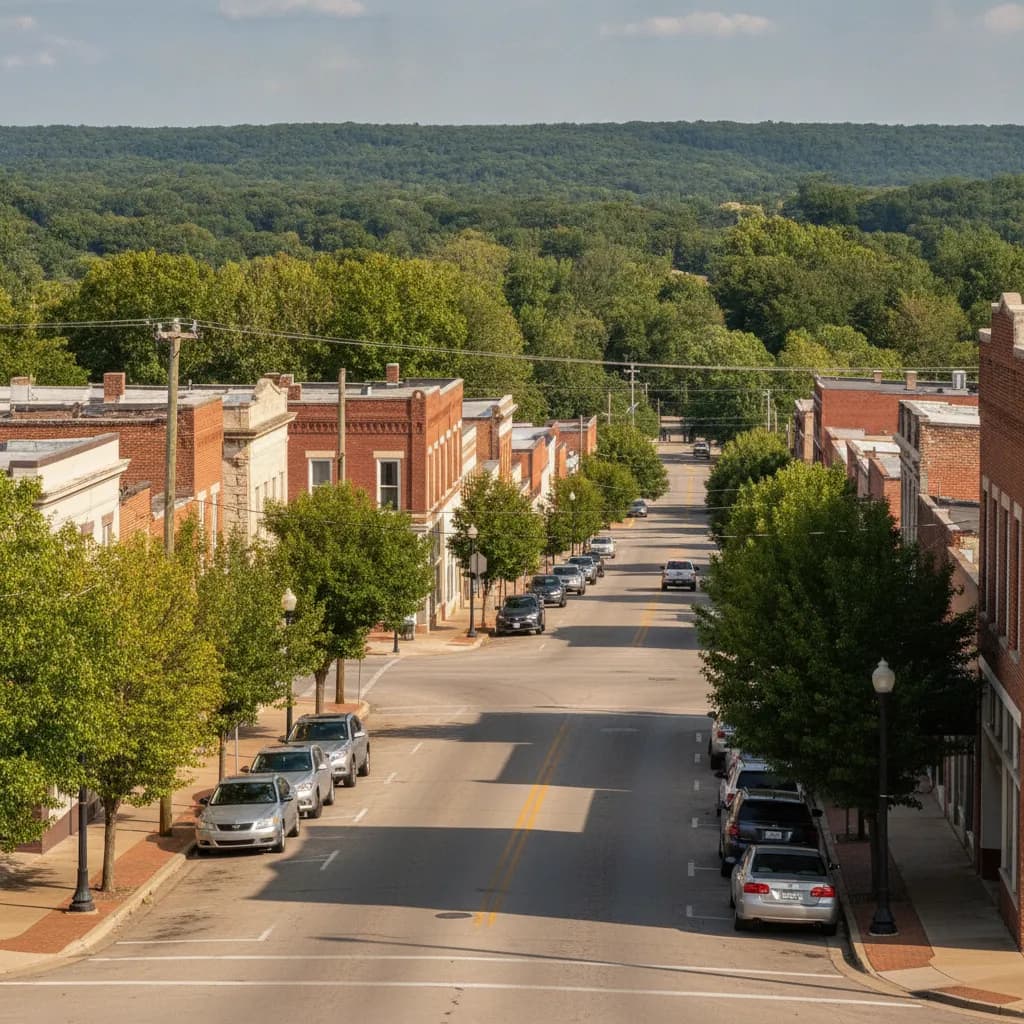 View of McAlester, OK