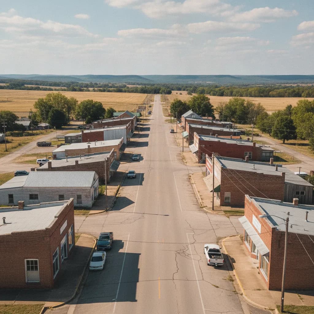 View of Pocola, OK