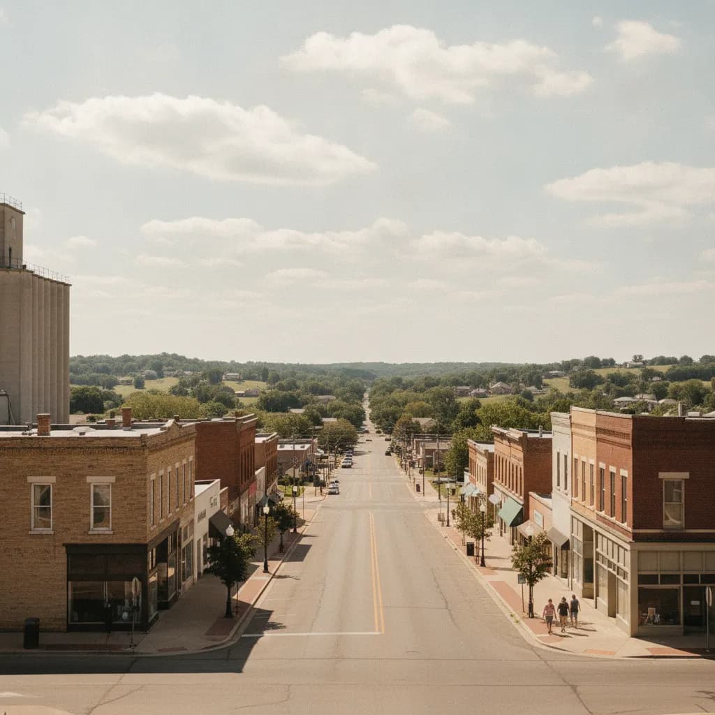 View of Ponca City, OK