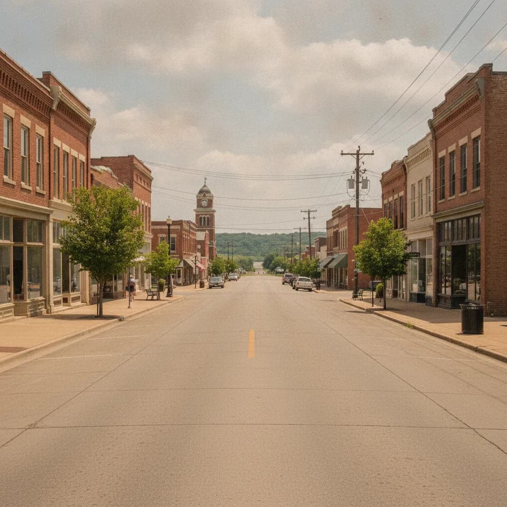 View of Purcell, OK