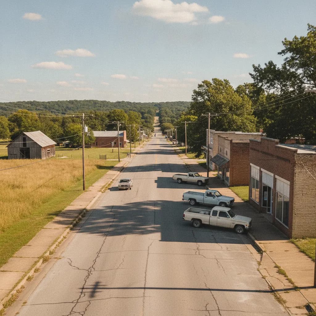 View of Stilwell, OK