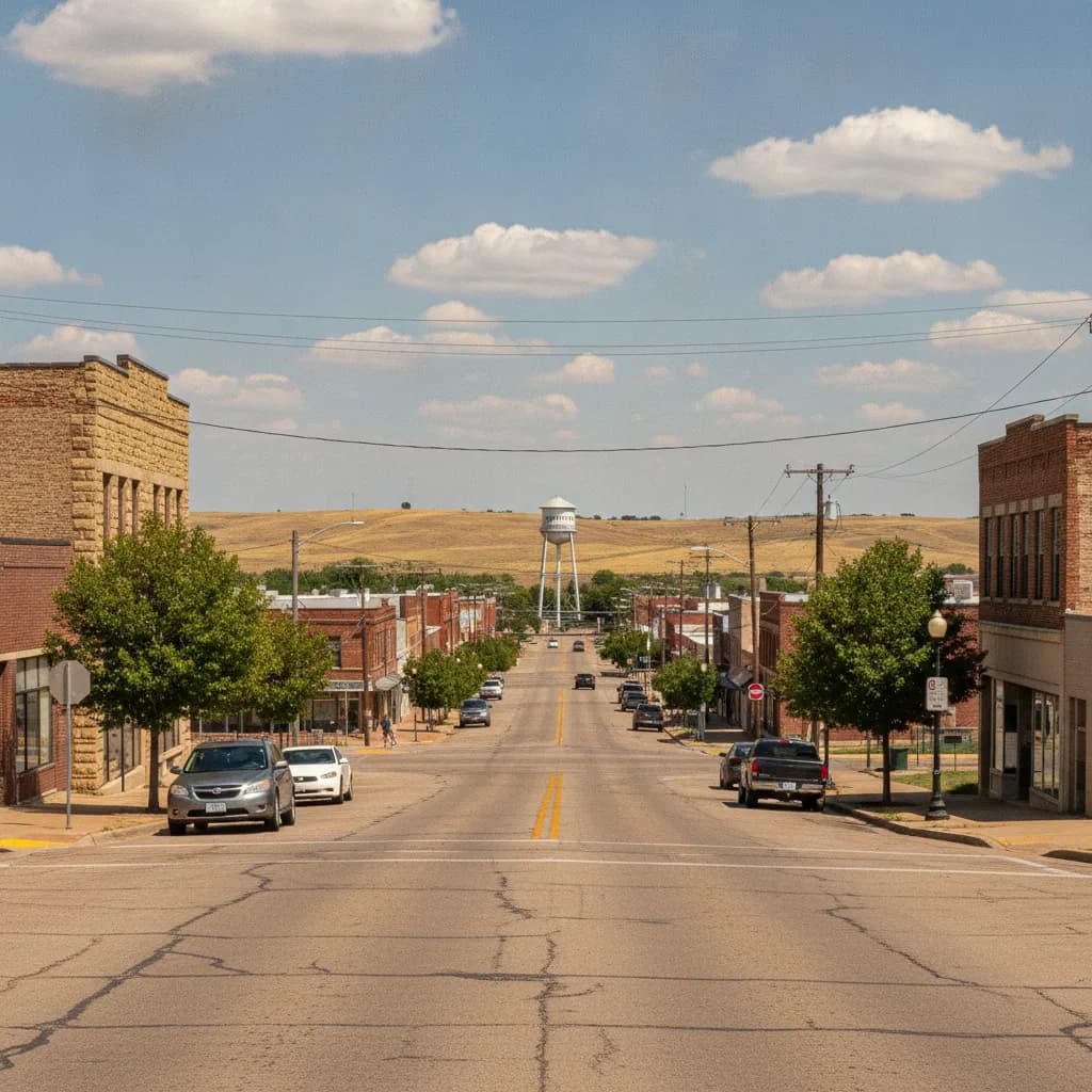 View of Weatherford, OK