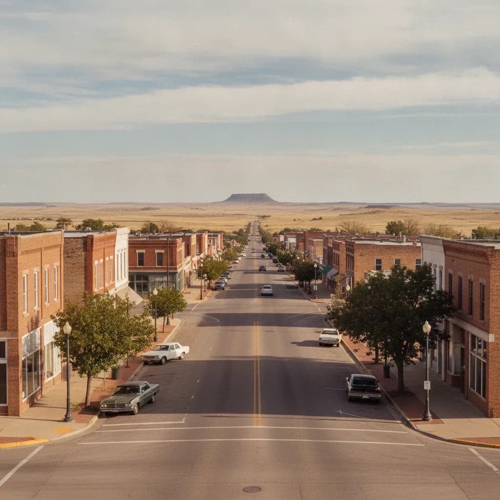 View of Woodward, OK