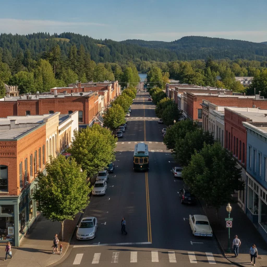 View of Albany, OR