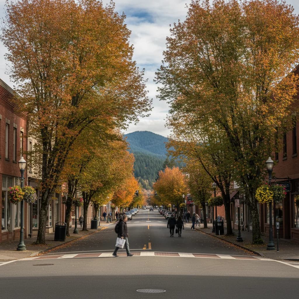 View of Ashland, OR