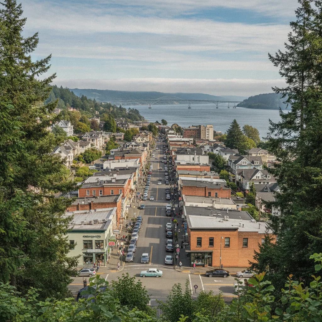 View of Astoria, OR