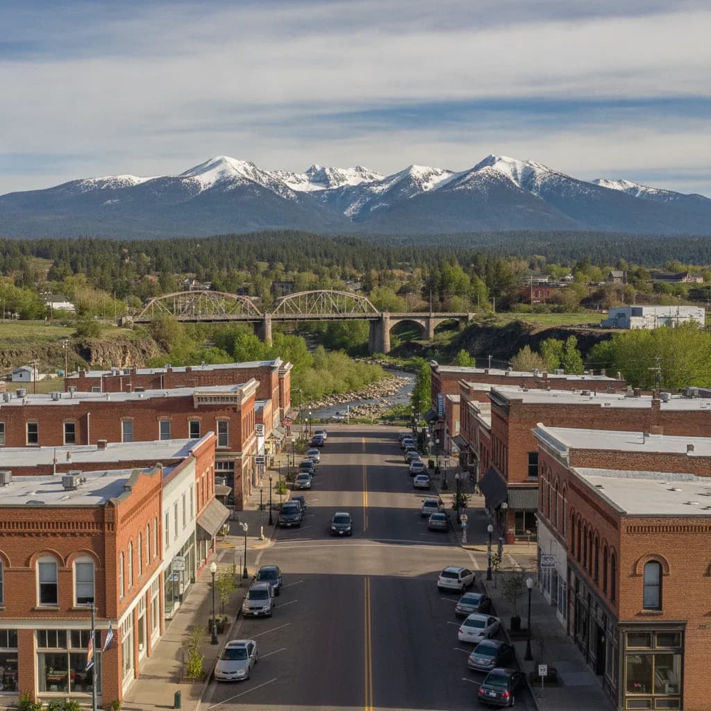 View of Baker City, OR