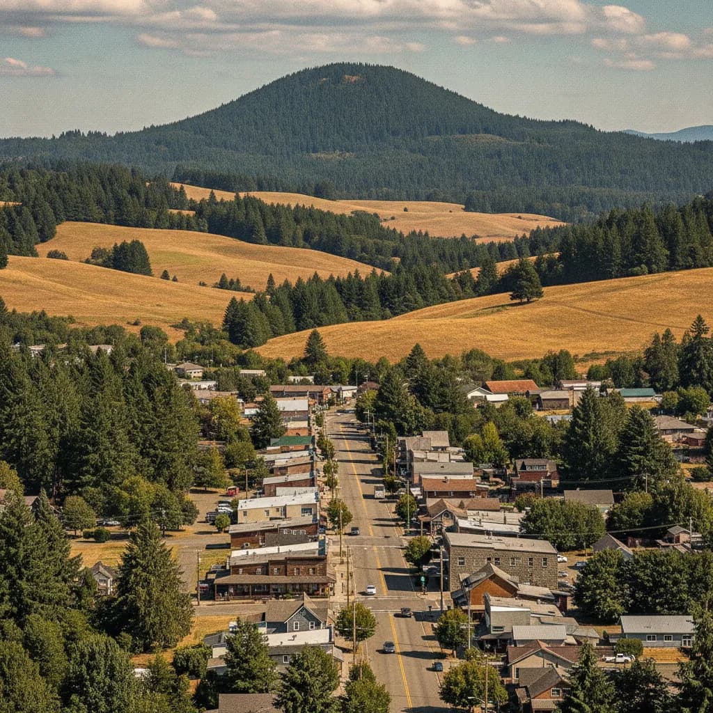 View of Bull Mountain, OR