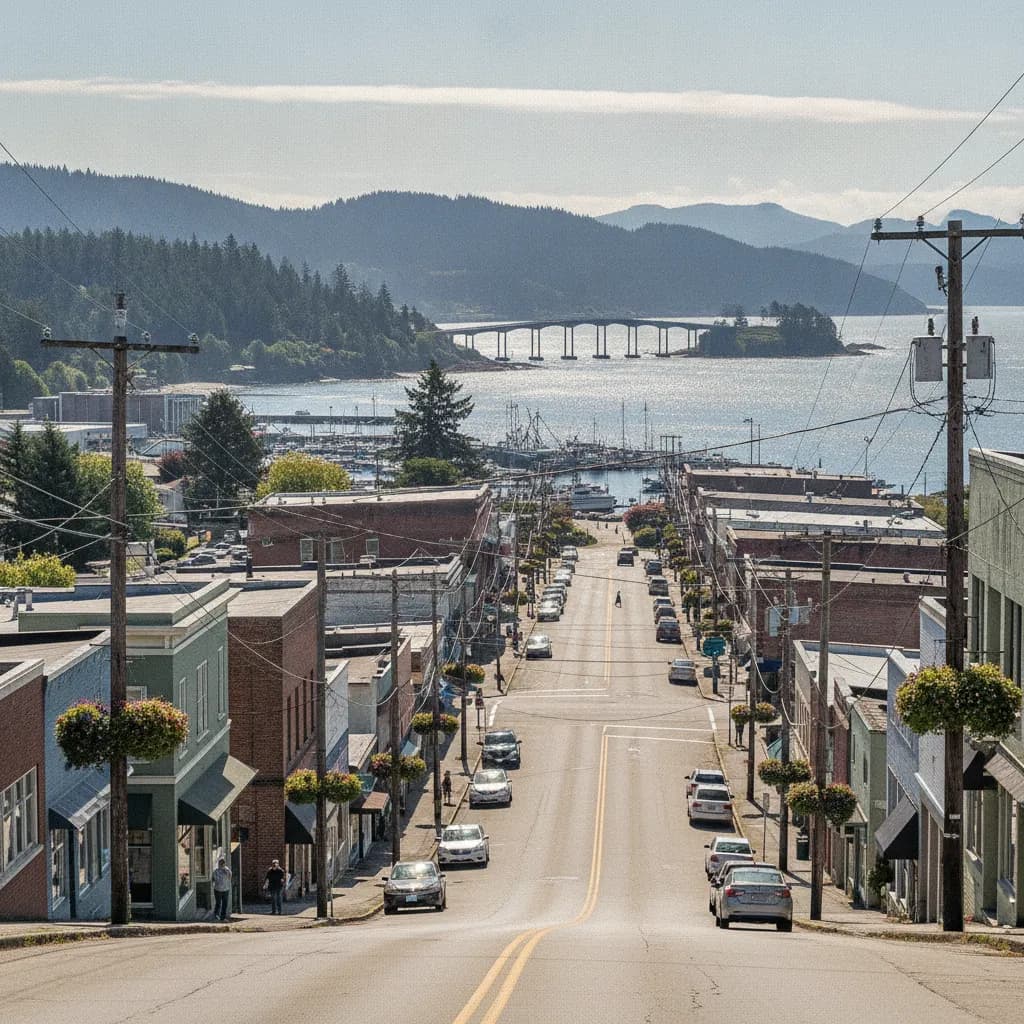 View of Coos Bay, OR