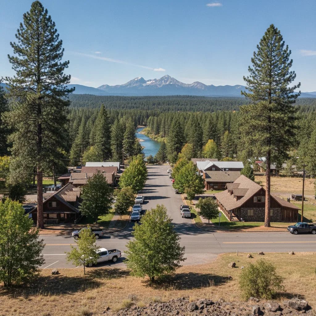 View of Deschutes River Woods, OR
