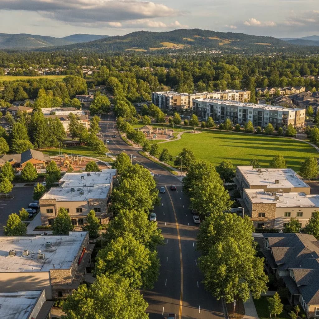 View of Happy Valley, OR