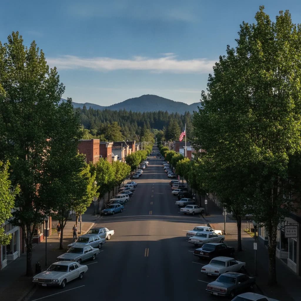 View of Harrisburg, OR