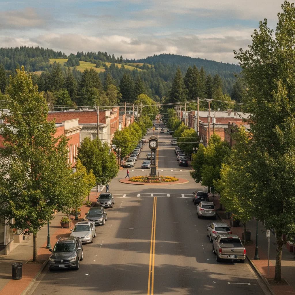 View of Lebanon, OR