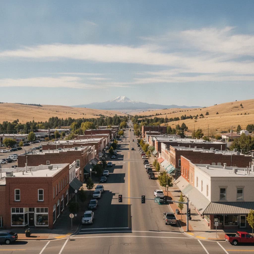 View of Madras, OR