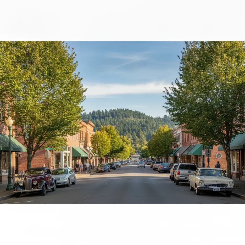 View of McMinnville, OR