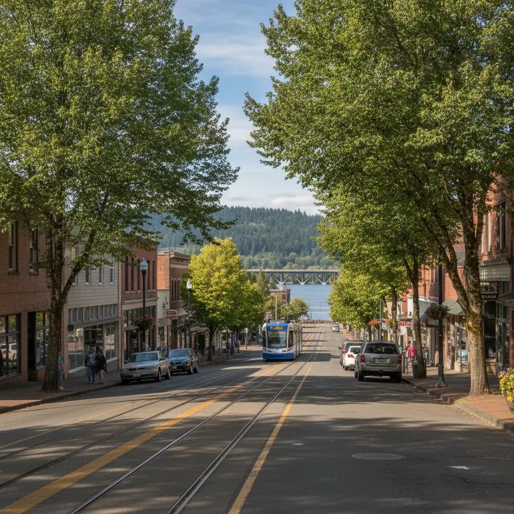 View of Milwaukie, OR