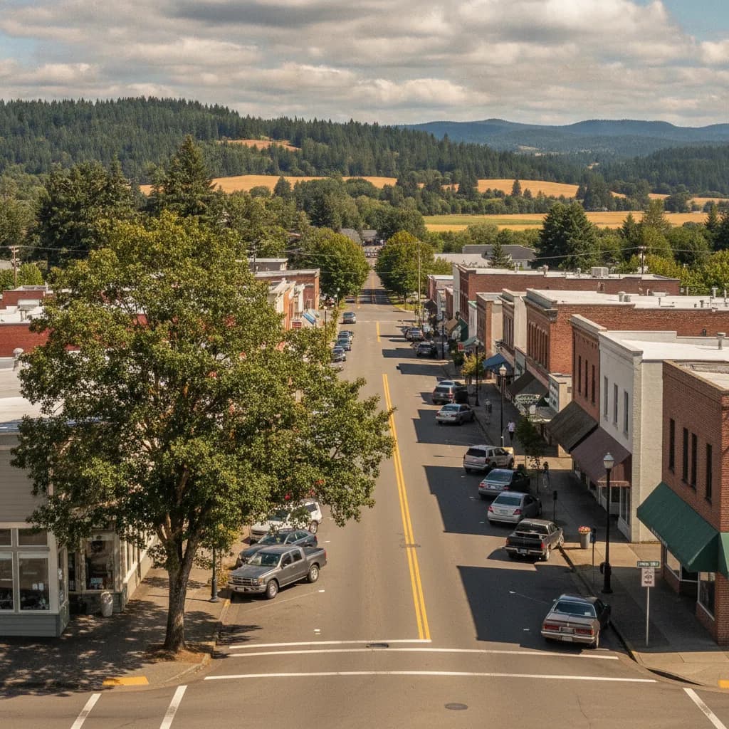 View of Monmouth, OR