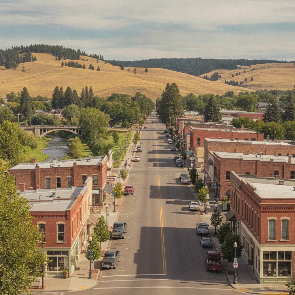 View of Pendleton, OR