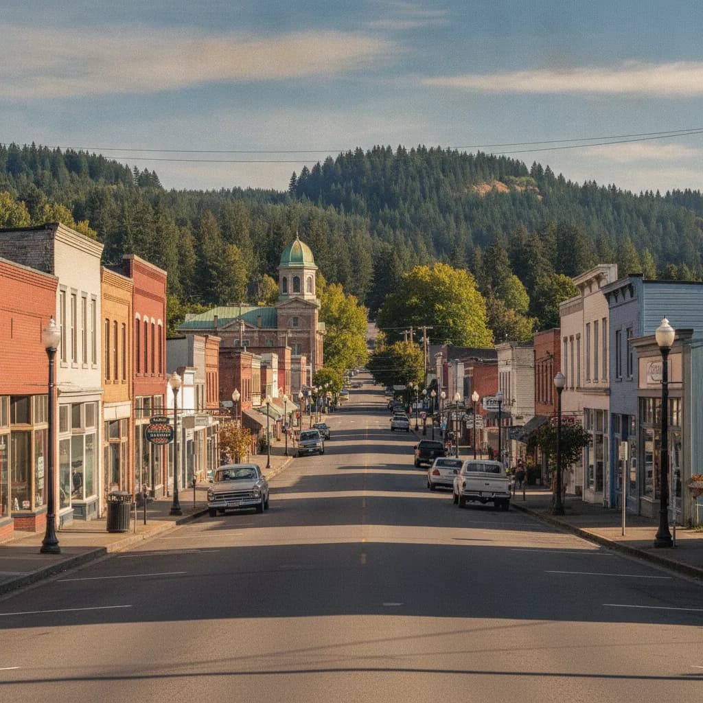 View of Philomath, OR