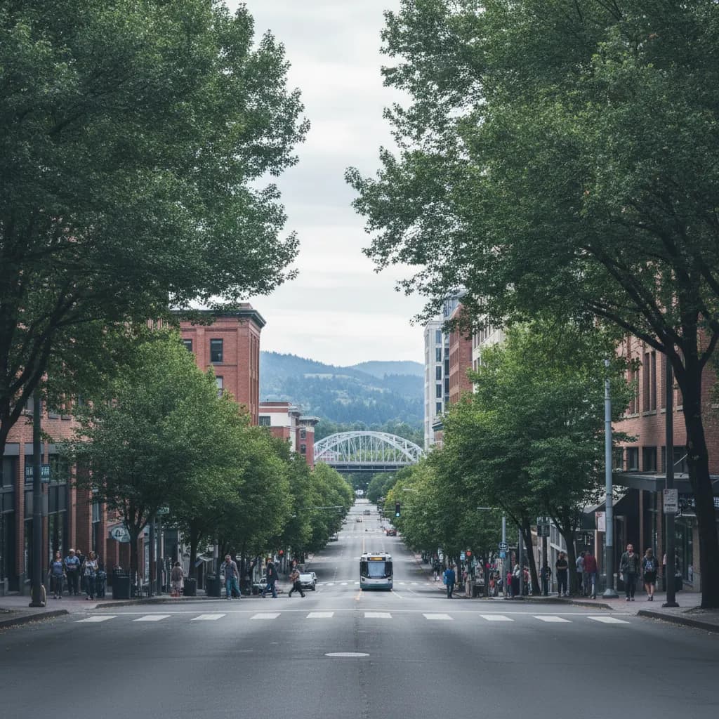 View of Portland, OR