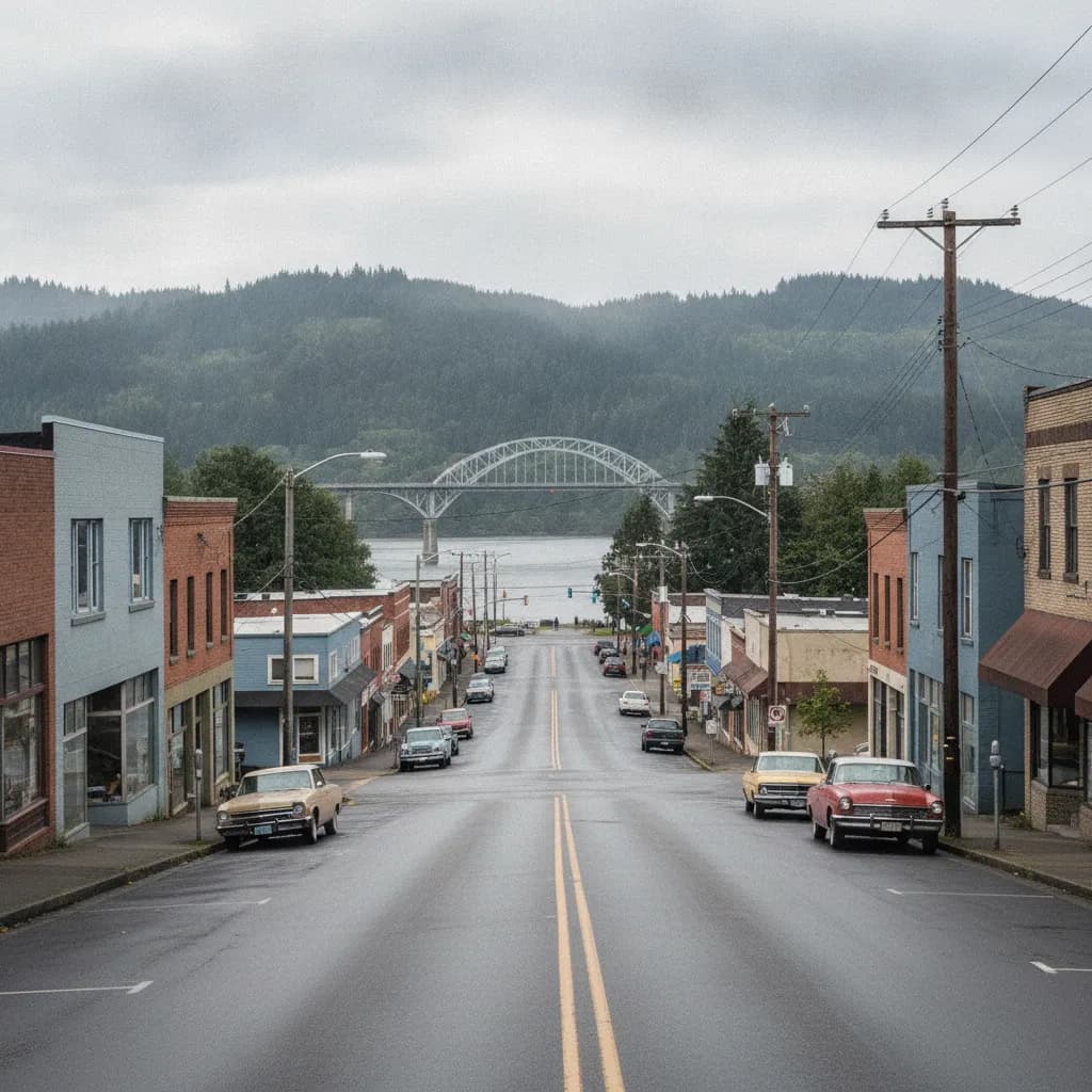 View of Reedsport, OR