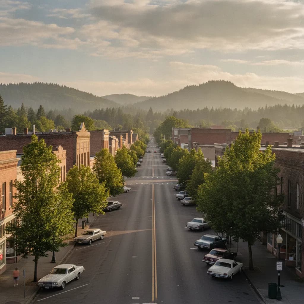 View of Roseburg North, OR
