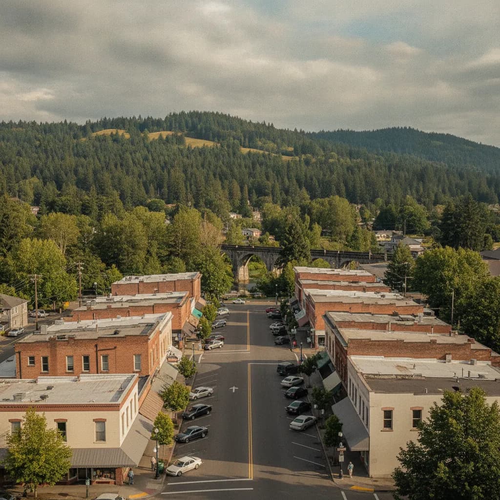View of Roseburg, OR