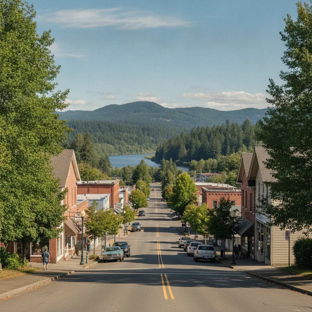 View of Scappoose, OR