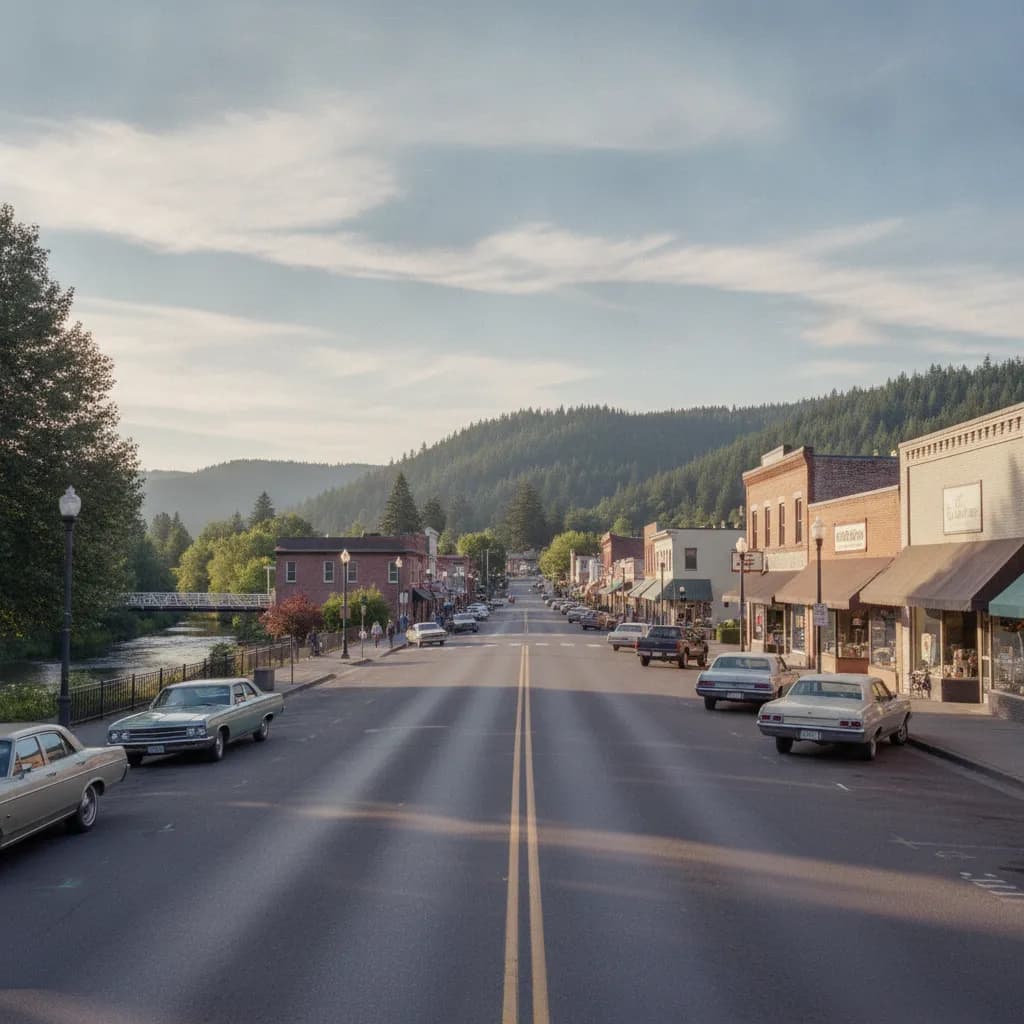View of Sheridan, OR
