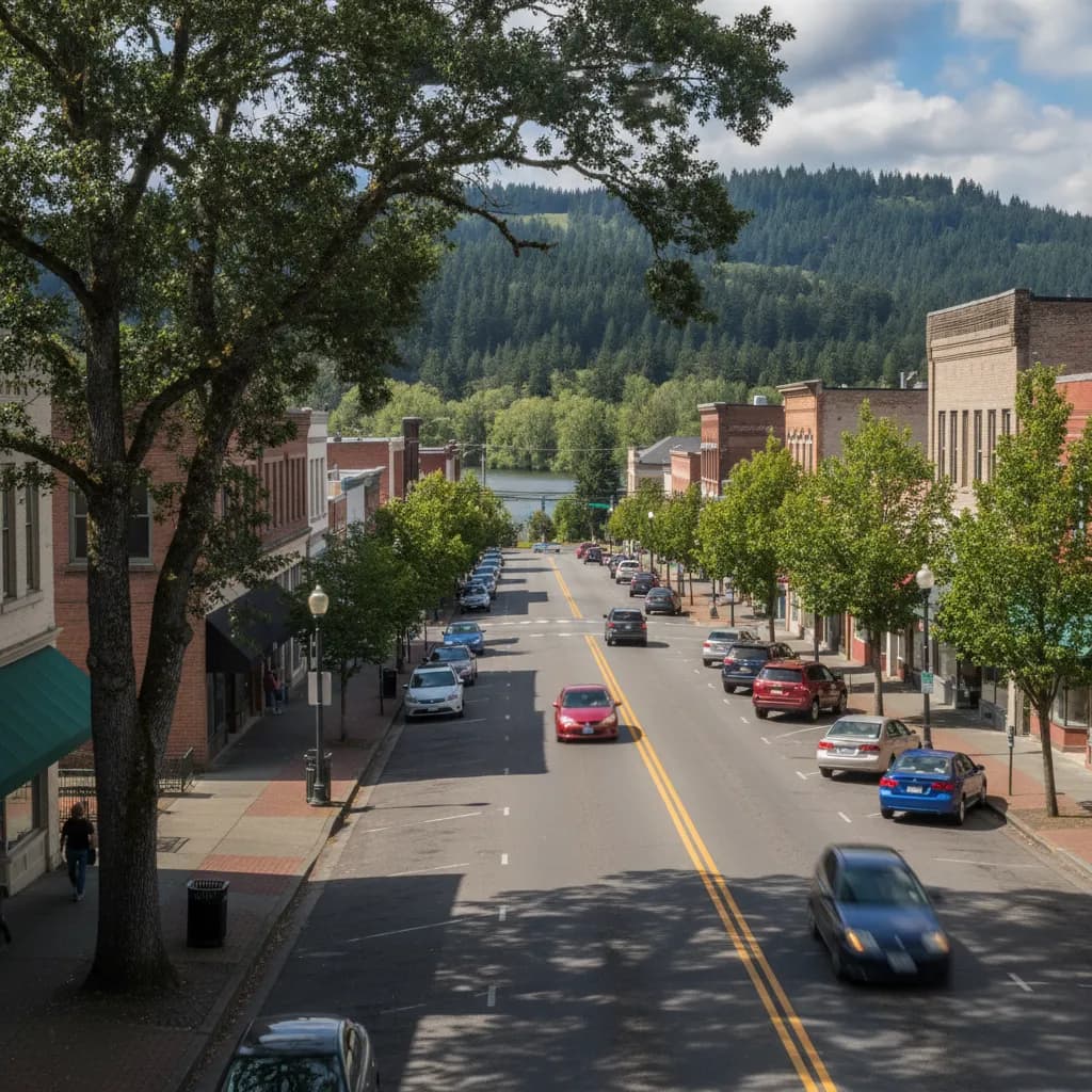 View of Springfield, OR
