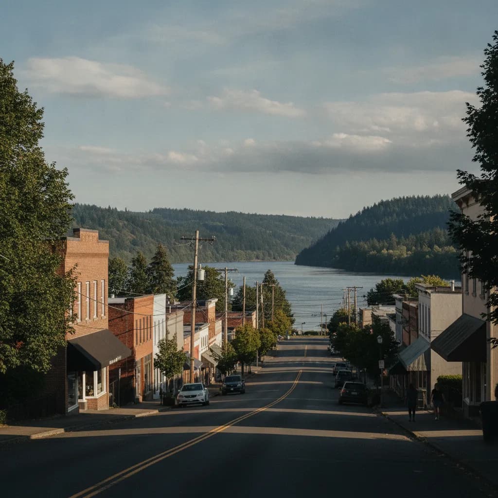 View of St. Helens, OR