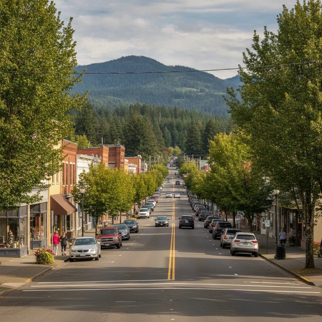 View of Stayton, OR