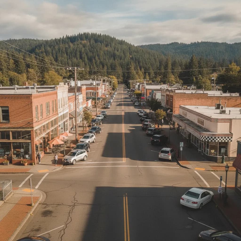 View of Sutherlin, OR