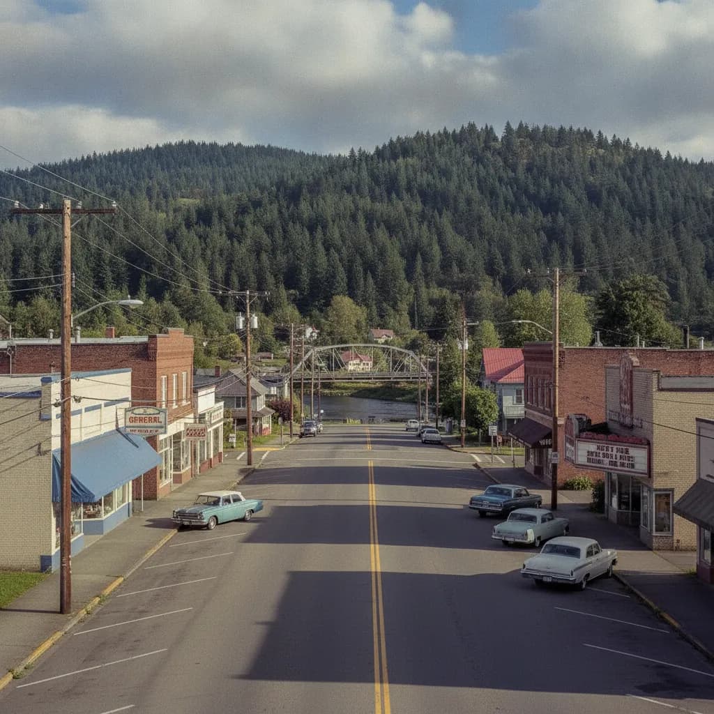 View of Sweet Home, OR