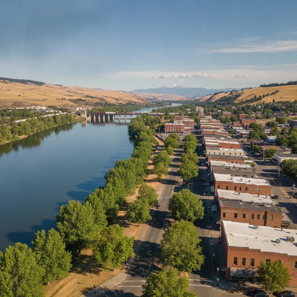 View of The Dalles, OR