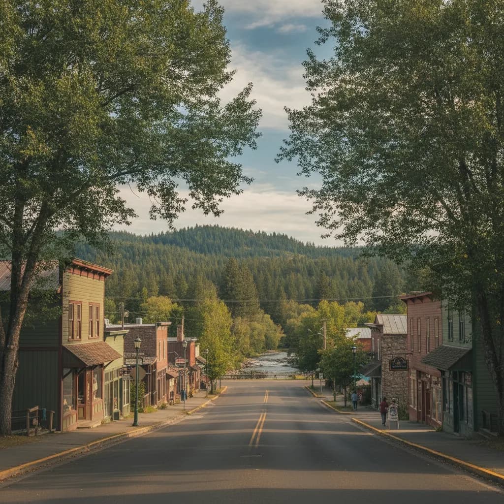View of Three Rivers, OR