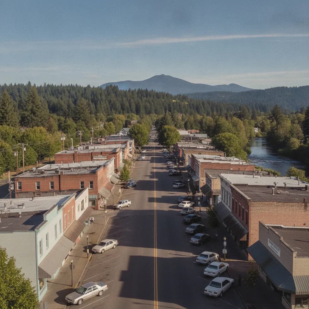 View of Veneta, OR