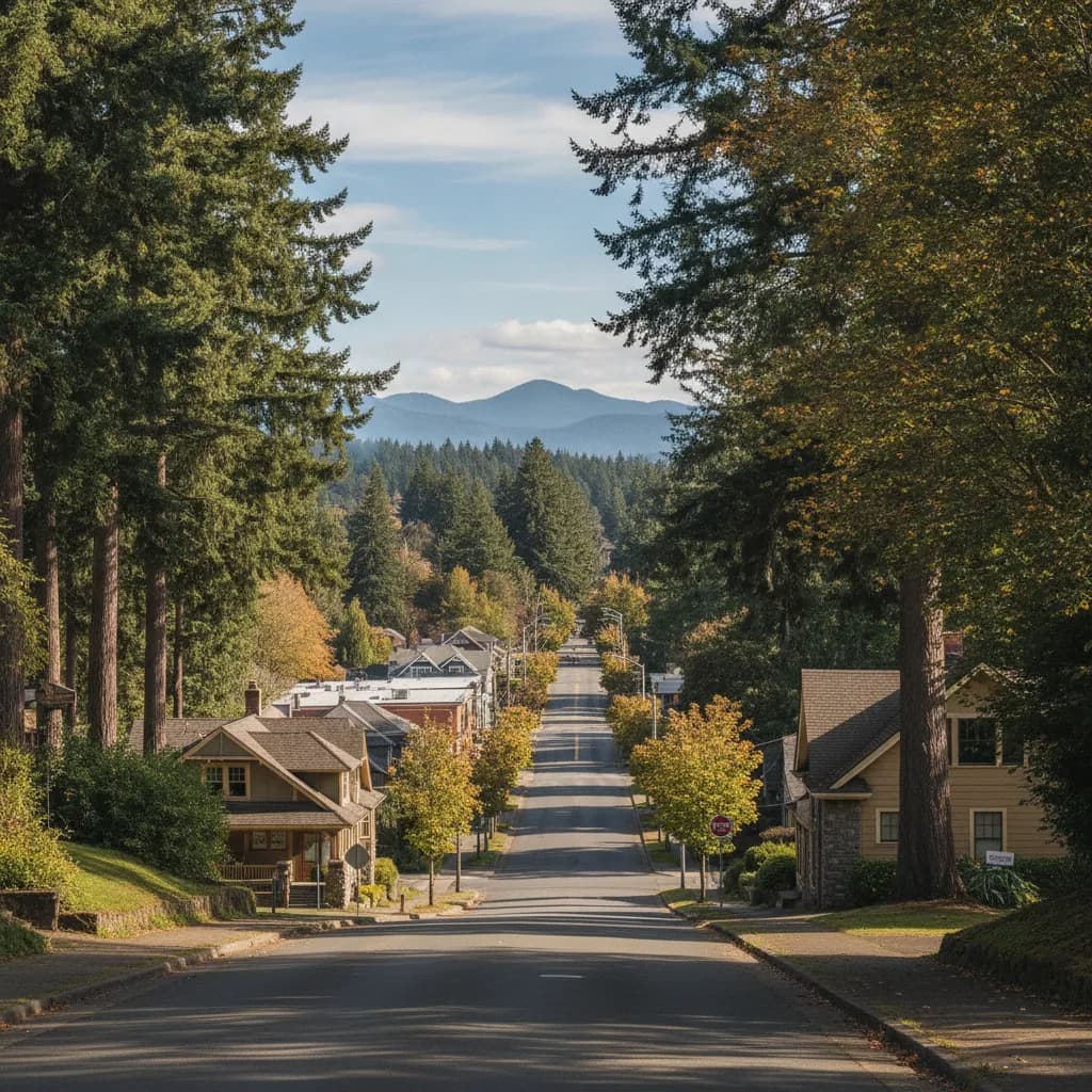 View of West Slope, OR
