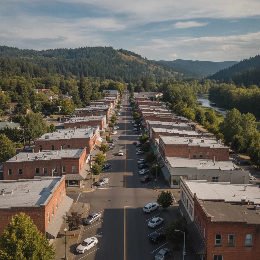 View of Winston, OR
