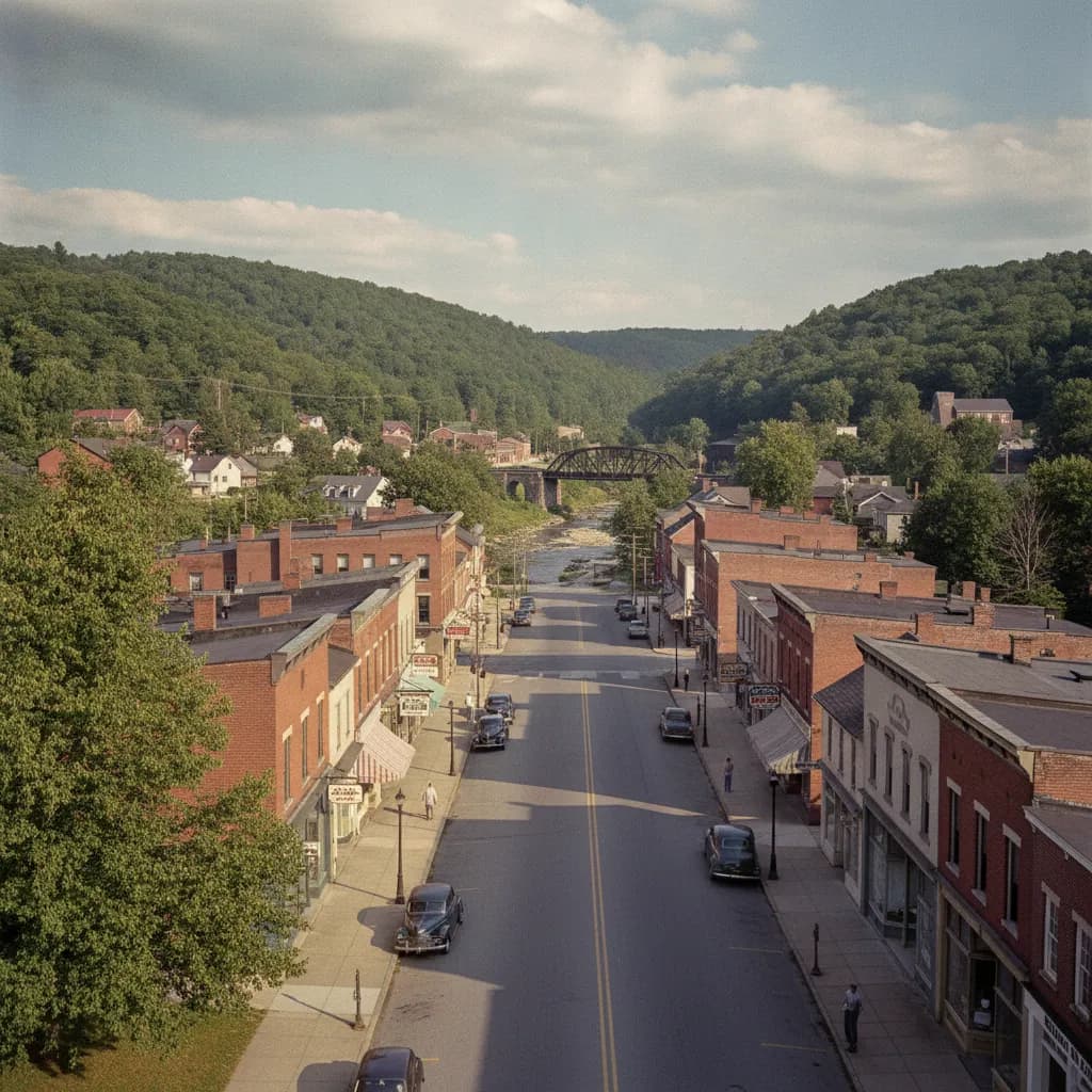 View of Archbald, PA