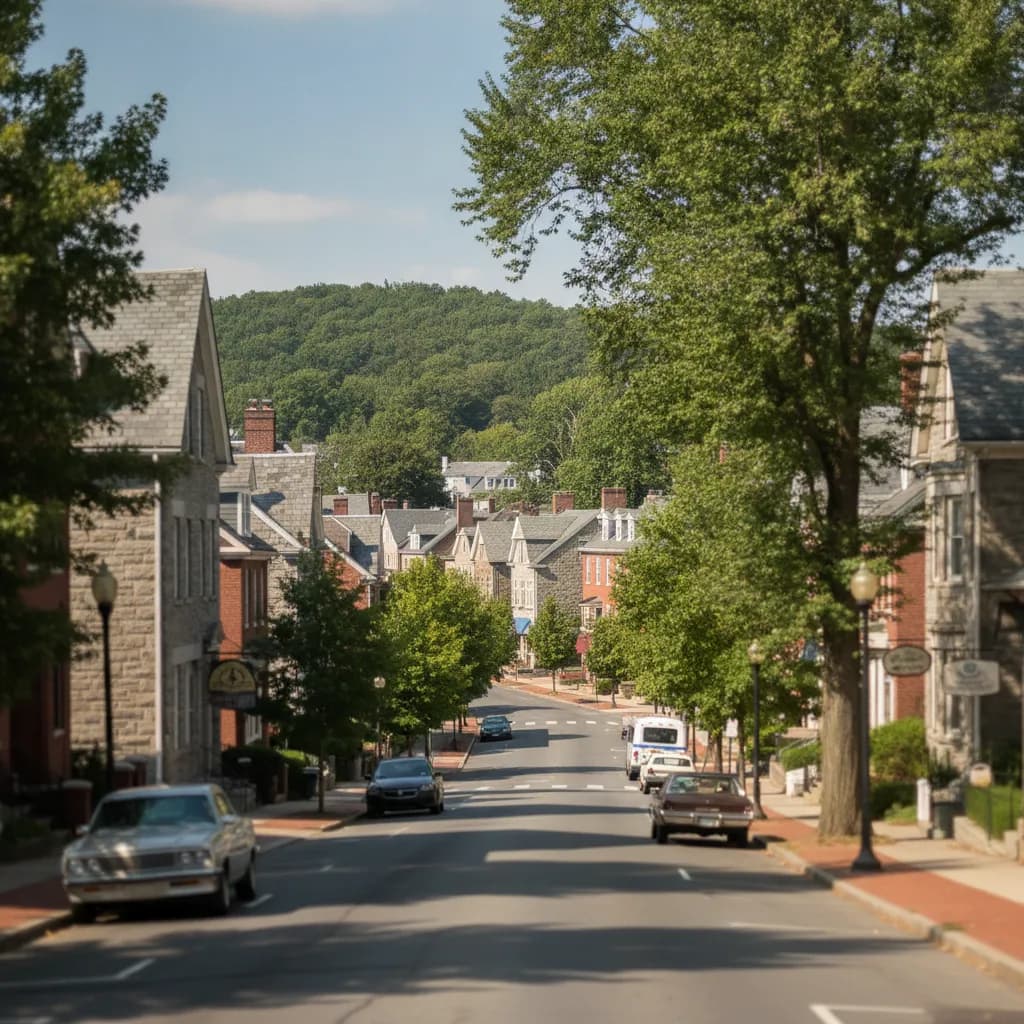 View of Bala Cynwyd, PA