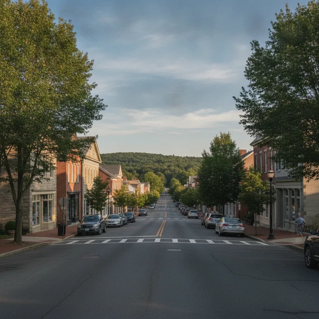 View of Berwyn, PA