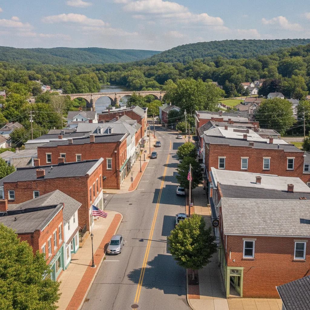 View of Birdsboro, PA