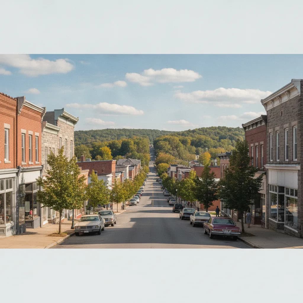 View of Blakely, PA