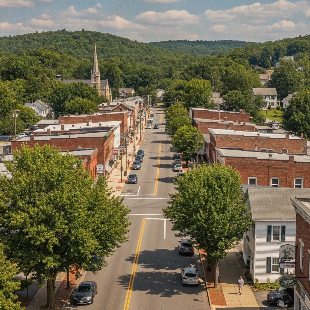 View of Blandon, PA