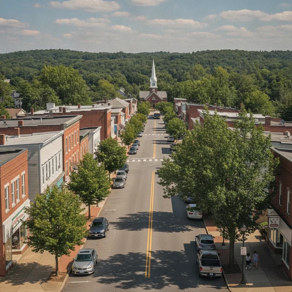 View of Boothwyn, PA