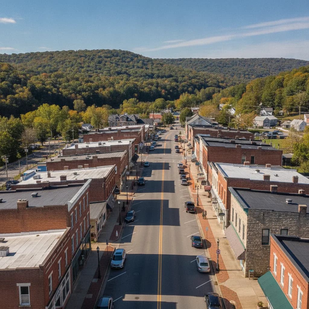 View of Brookville, PA